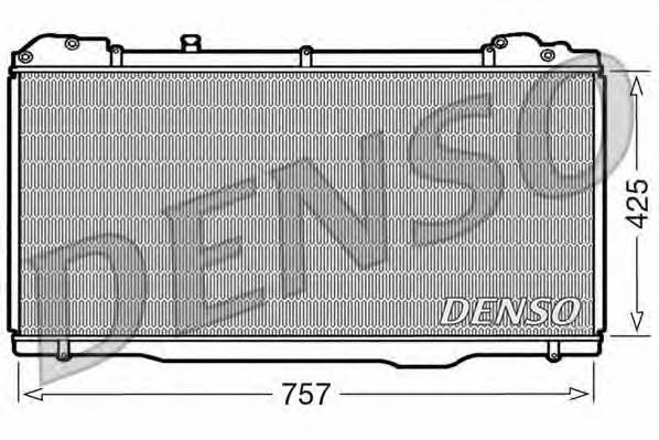 DENSO DRM23023 Радіатор охолодження двигуна DRM23023: Приваблива ціна - Купити в Україні на EXIST.UA!