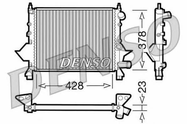 DENSO DRM23081 Радіатор охолодження двигуна DRM23081: Купити в Україні - Добра ціна на EXIST.UA!