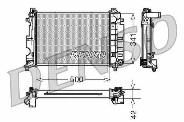 DENSO DRM25014 Радіатор охолодження двигуна DRM25014: Купити в Україні - Добра ціна на EXIST.UA!
