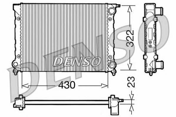 DENSO DRM32004 Радіатор охолодження двигуна DRM32004: Приваблива ціна - Купити в Україні на EXIST.UA!