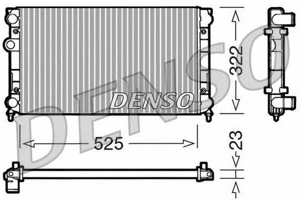 DENSO DRM32005 Радіатор охолодження двигуна DRM32005: Купити в Україні - Добра ціна на EXIST.UA!
