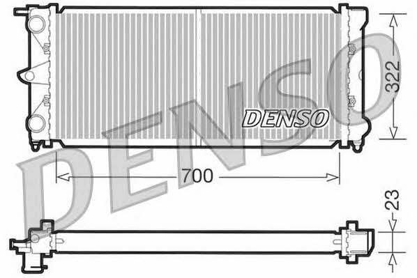 DENSO DRM32021 Радіатор охолодження двигуна DRM32021: Купити в Україні - Добра ціна на EXIST.UA!