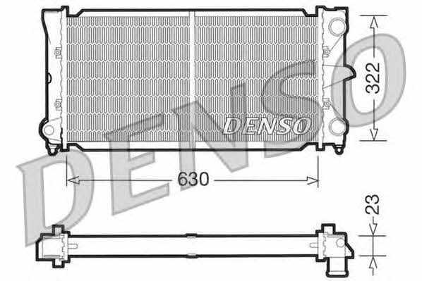 DENSO DRM32025 Радіатор охолодження двигуна DRM32025: Приваблива ціна - Купити в Україні на EXIST.UA!