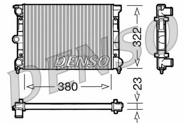 DENSO DRM32032 Радіатор охолодження двигуна DRM32032: Купити в Україні - Добра ціна на EXIST.UA!