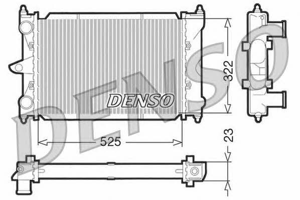 DENSO DRM32034 Радіатор охолодження двигуна DRM32034: Купити в Україні - Добра ціна на EXIST.UA!