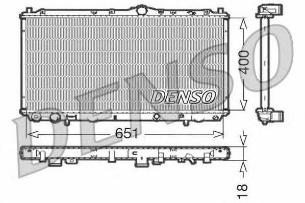 DENSO DRM33061 Радіатор охолодження двигуна DRM33061: Купити в Україні - Добра ціна на EXIST.UA!