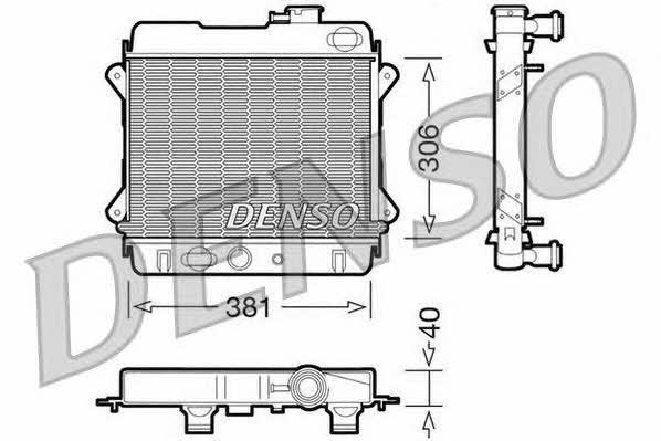 DENSO DRM34001 Радіатор охолодження двигуна DRM34001: Купити в Україні - Добра ціна на EXIST.UA!
