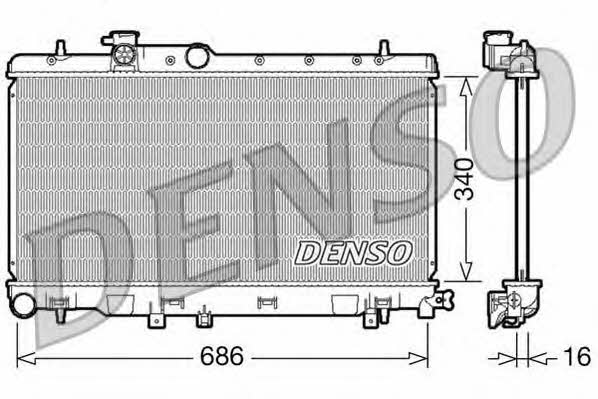 DENSO DRM36006 Радіатор охолодження двигуна DRM36006: Купити в Україні - Добра ціна на EXIST.UA!