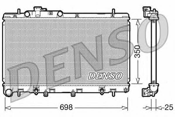 DENSO DRM36011 Радіатор охолодження двигуна DRM36011: Купити в Україні - Добра ціна на EXIST.UA!