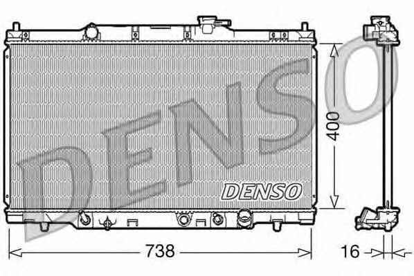 DENSO DRM40012 Радіатор охолодження двигуна DRM40012: Купити в Україні - Добра ціна на EXIST.UA!