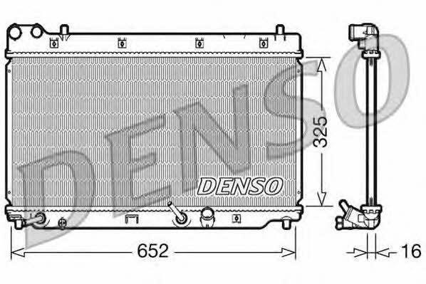 DENSO DRM40014 Радіатор охолодження двигуна DRM40014: Купити в Україні - Добра ціна на EXIST.UA!