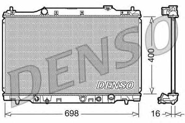 DENSO DRM40016 Радіатор охолодження двигуна DRM40016: Купити в Україні - Добра ціна на EXIST.UA!