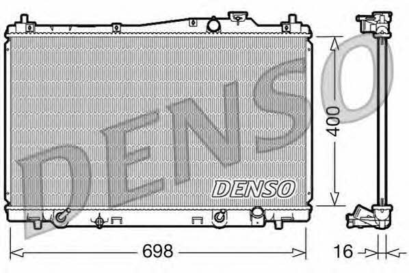 DENSO DRM40017 Радіатор охолодження двигуна DRM40017: Купити в Україні - Добра ціна на EXIST.UA!