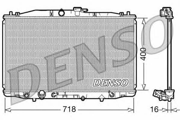 DENSO DRM40023 Радіатор охолодження двигуна DRM40023: Купити в Україні - Добра ціна на EXIST.UA!