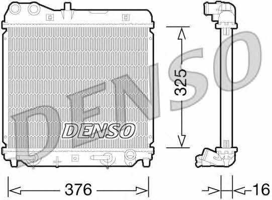DENSO DRM40026 Радіатор охолодження двигуна DRM40026: Купити в Україні - Добра ціна на EXIST.UA!