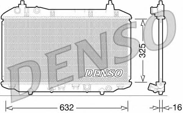 DENSO DRM40031 Радіатор охолодження двигуна DRM40031: Купити в Україні - Добра ціна на EXIST.UA!