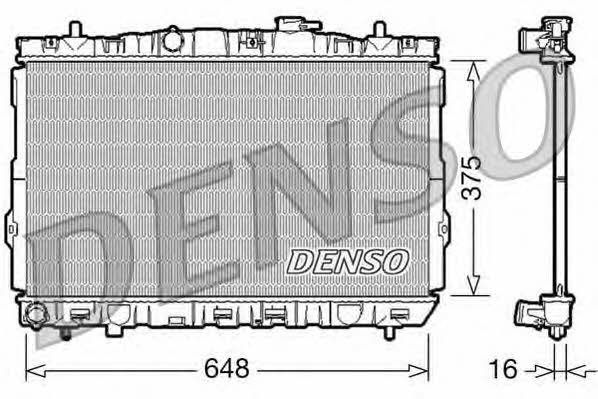 DENSO DRM41001 Радіатор охолодження двигуна DRM41001: Купити в Україні - Добра ціна на EXIST.UA!