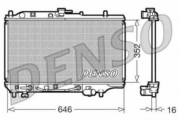 DENSO DRM44005 Радіатор охолодження двигуна DRM44005: Купити в Україні - Добра ціна на EXIST.UA!