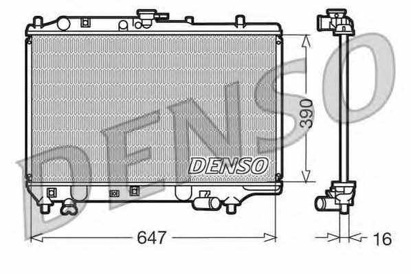 DENSO DRM44006 Радіатор охолодження двигуна DRM44006: Купити в Україні - Добра ціна на EXIST.UA!