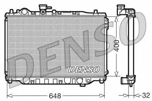 DENSO DRM44007 Радіатор охолодження двигуна DRM44007: Купити в Україні - Добра ціна на EXIST.UA!
