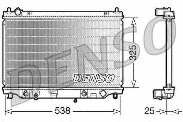DENSO DRM44014 Радіатор охолодження двигуна DRM44014: Купити в Україні - Добра ціна на EXIST.UA!