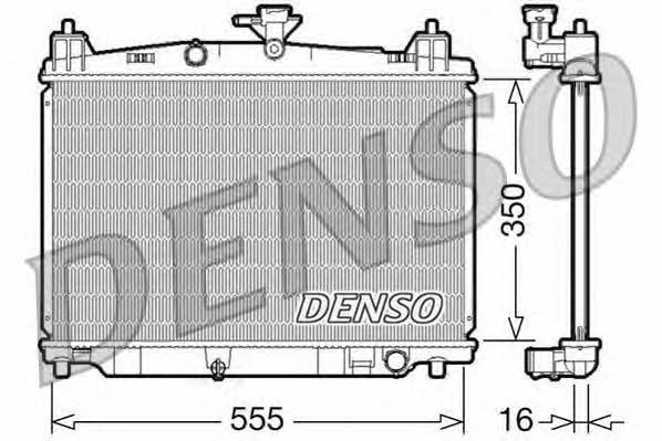 DENSO DRM44016 Радіатор охолодження двигуна DRM44016: Приваблива ціна - Купити в Україні на EXIST.UA!