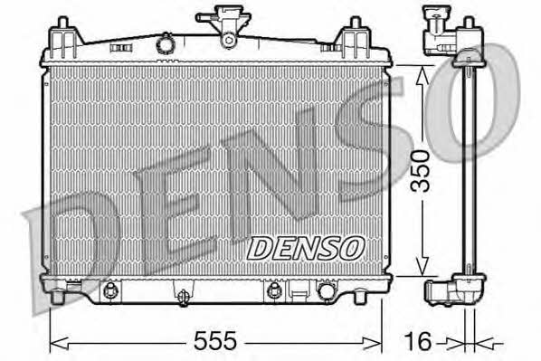 DENSO DRM44018 Радіатор охолодження двигуна DRM44018: Купити в Україні - Добра ціна на EXIST.UA!