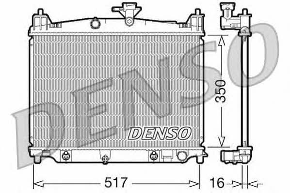 DENSO DRM44019 Радіатор охолодження двигуна DRM44019: Купити в Україні - Добра ціна на EXIST.UA!