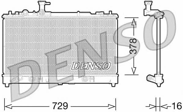 DENSO DRM44026 Радіатор охолодження двигуна DRM44026: Купити в Україні - Добра ціна на EXIST.UA!