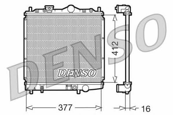 DENSO DRM45001 Радіатор охолодження двигуна DRM45001: Купити в Україні - Добра ціна на EXIST.UA!
