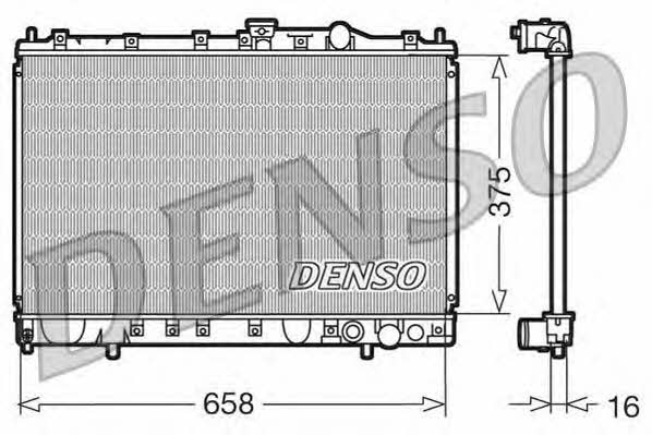 DENSO DRM45002 Радіатор охолодження двигуна DRM45002: Приваблива ціна - Купити в Україні на EXIST.UA!