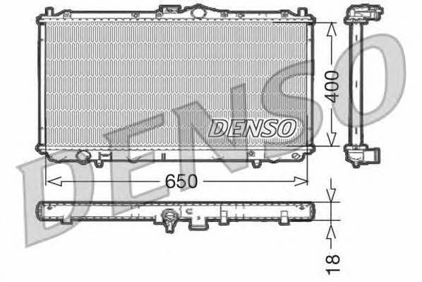 DENSO DRM45010 Радіатор охолодження двигуна DRM45010: Купити в Україні - Добра ціна на EXIST.UA!