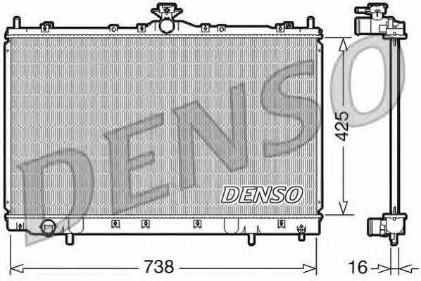 DENSO DRM45012 Радіатор охолодження двигуна DRM45012: Купити в Україні - Добра ціна на EXIST.UA!