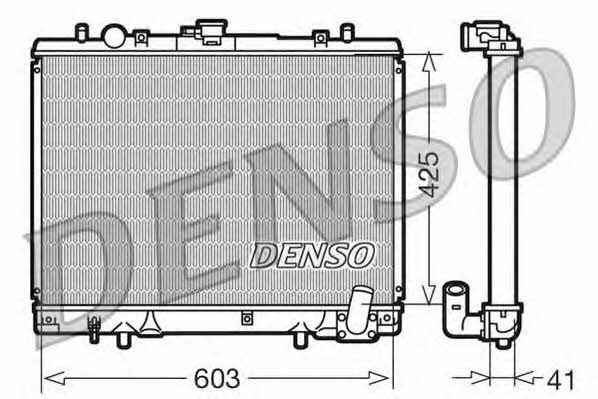 DENSO DRM45019 Радіатор охолодження двигуна DRM45019: Купити в Україні - Добра ціна на EXIST.UA!