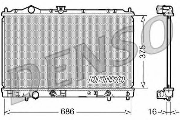 DENSO DRM45021 Радіатор охолодження двигуна DRM45021: Купити в Україні - Добра ціна на EXIST.UA!