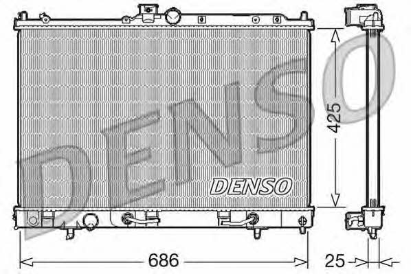 DENSO DRM45027 Радіатор охолодження двигуна DRM45027: Купити в Україні - Добра ціна на EXIST.UA!