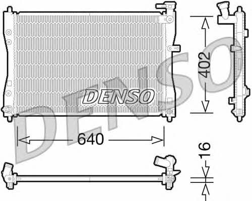 DENSO DRM45033 Радіатор охолодження двигуна DRM45033: Купити в Україні - Добра ціна на EXIST.UA!