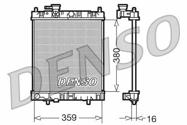 DENSO DRM46001 Радіатор охолодження двигуна DRM46001: Купити в Україні - Добра ціна на EXIST.UA!