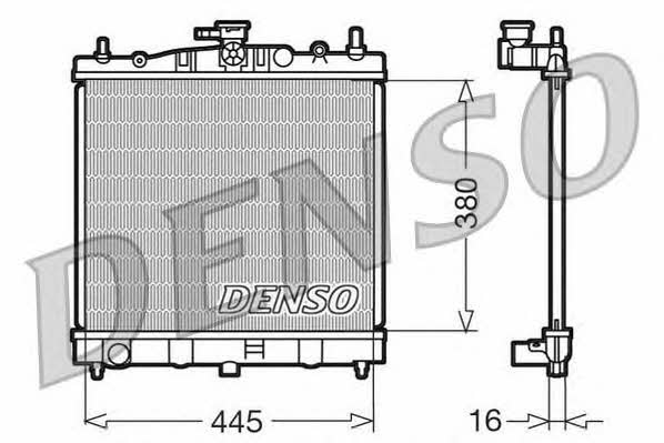 DENSO DRM46002 Радіатор охолодження двигуна DRM46002: Приваблива ціна - Купити в Україні на EXIST.UA!