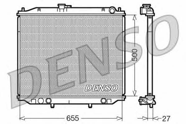 DENSO DRM46020 Радіатор охолодження двигуна DRM46020: Купити в Україні - Добра ціна на EXIST.UA!