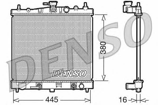 DENSO DRM46021 Радіатор охолодження двигуна DRM46021: Купити в Україні - Добра ціна на EXIST.UA!