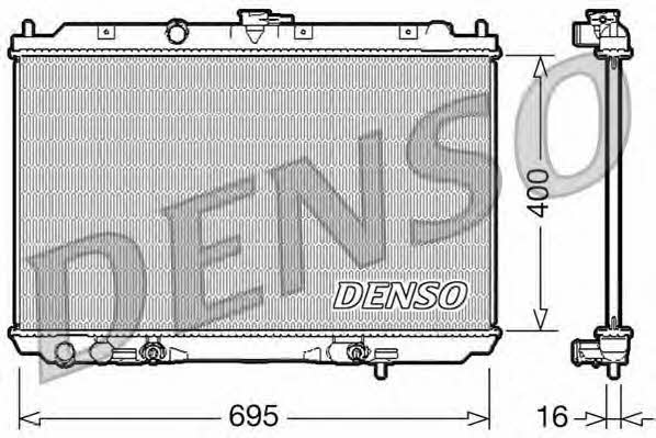 DENSO DRM46026 Радіатор охолодження двигуна DRM46026: Купити в Україні - Добра ціна на EXIST.UA!