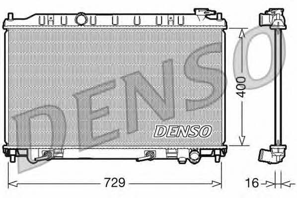 DENSO DRM46033 Радіатор охолодження двигуна DRM46033: Купити в Україні - Добра ціна на EXIST.UA!