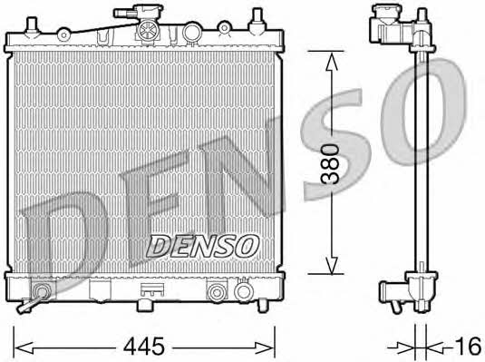 DENSO DRM46036 Радіатор охолодження двигуна DRM46036: Купити в Україні - Добра ціна на EXIST.UA!