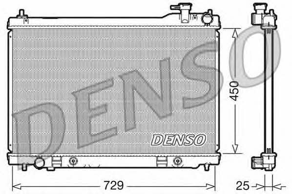 DENSO DRM46100 Радіатор охолодження двигуна DRM46100: Купити в Україні - Добра ціна на EXIST.UA!