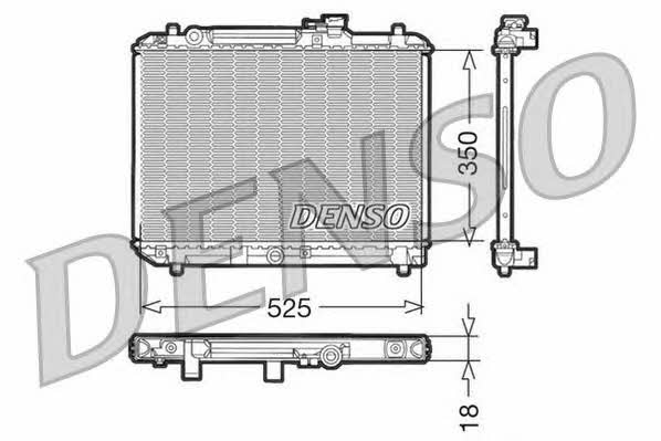 DENSO DRM47001 Радіатор охолодження двигуна DRM47001: Приваблива ціна - Купити в Україні на EXIST.UA!