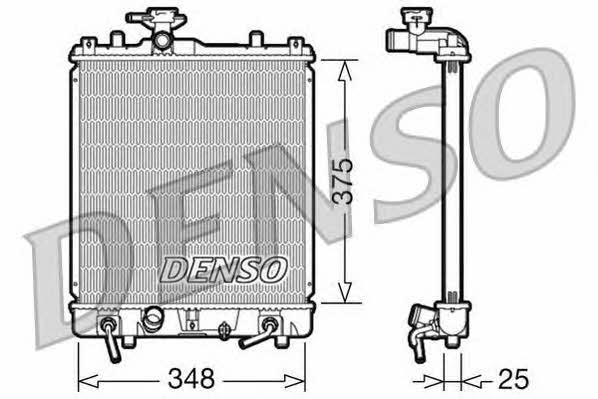DENSO DRM47009 Радіатор охолодження двигуна DRM47009: Купити в Україні - Добра ціна на EXIST.UA!