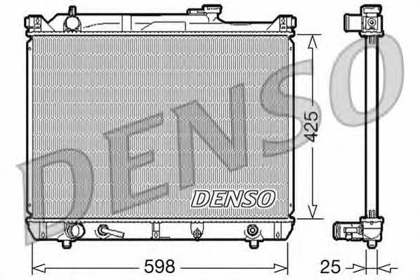 DENSO DRM47021 Радіатор охолодження двигуна DRM47021: Купити в Україні - Добра ціна на EXIST.UA!