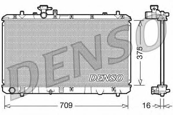 DENSO DRM47023 Радіатор охолодження двигуна DRM47023: Купити в Україні - Добра ціна на EXIST.UA!