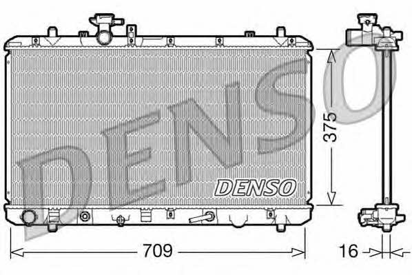 DENSO DRM47024 Радіатор охолодження двигуна DRM47024: Приваблива ціна - Купити в Україні на EXIST.UA!